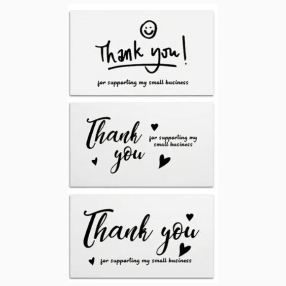 600 Pc Thank you Cards and Stickers sale - Picture 4 of 6